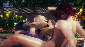 原神同人Hentai - POV Fischl口交射满嘴！