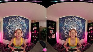 Petite Blonde Uses Toys for Masturbation in Soothing Morning POV