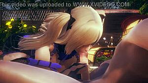 原神同人Hentai - POV Fischl口交射满嘴！