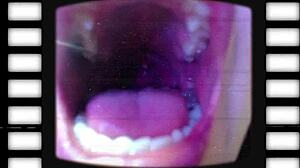 teen babe deepthroats big black cock, spitting and gagging 😋