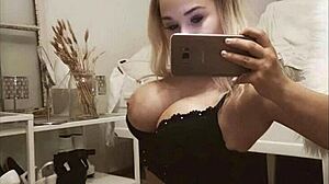 Hot Finnish Girl Shows Off Big Assets