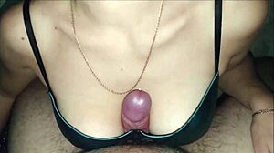 Blowjob and Bra Fuck Ends with Facial