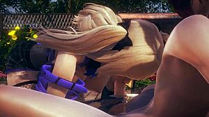 原神同人Hentai - POV Fischl口交射满嘴！