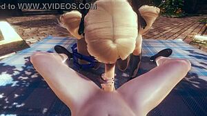 原神同人Hentai - POV Fischl口交射满嘴！