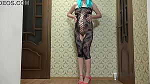 Personal-Error oops, picked sexy christmas outfit, u like my hairy pussy n tight ass?