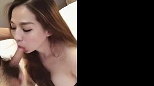 Cute Chinese girl pounded in tight pussy hard.