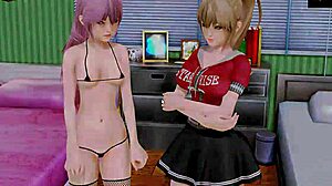 Harem Hotel Part 8: Petite Anime Babe's Deepthroat And Anal Action