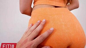 Fit18 - Serena Hill - POV Casting of Cute Teen with Pigtails Gets Creampied