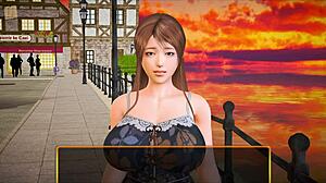 In my new family episode, the blonde character with big tits and ass engages in erotic hentai scenes