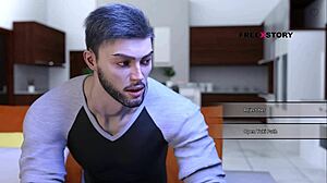 吸血鬼王子Atlas在游戏中发现可爱中国女孩Yuki，他先手指她，然后是火辣口交。