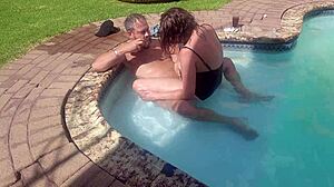 I Always Wanted to See My Wife Fuck Random Guy in Pool