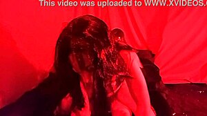 Mr gingerbread puts nipple in dick hole then fucks dirty milf in the ass