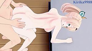 高嶺Lui和風間いろは在Hololive VTuber本子中激烈做爱