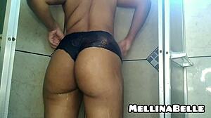 Mellinabelle’s Hot Bath Ends with a Relaxed, Intense Climax!