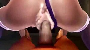 the broken bride rides in cowgirl position