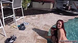 big tits blonde teen amateur gets fucked in pov, and patrons love watching her taboo scene