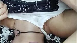 i'm deepthroating this teen slut's throat so hard