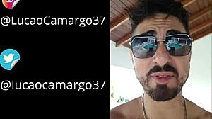 Me and lunna vaz on balcony during party