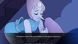 pearls gets cake gem blast with monster cock creampie