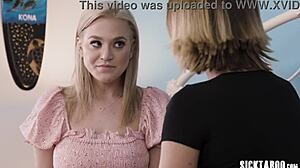 Teen Blake Blossom Screws Studying with Big Tits Lesbian Gabbie Carter