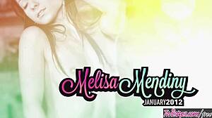 Twistys featuring Melisa Mendiny in her first time with a toy