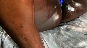 the massage therapist gives a yoni massage