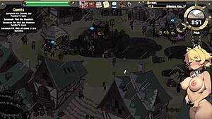 In Cloud Meadow, punishing the poacher who hunts naughty monster girls.