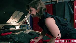 Tommy King and Octavia Red reveal what's under her hood in hardcore action