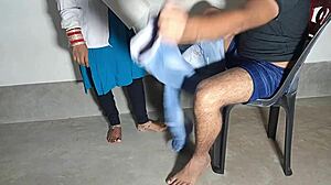 Innocent young nurse seduced and banged on hospital chair. Brutal XXX nurse sex unfolds!