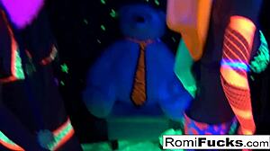 Romi Rain and Dani Daniels in lesbian fun