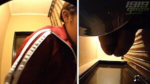 Hey, check this toilet cam HD of a curvy teen caught in action!