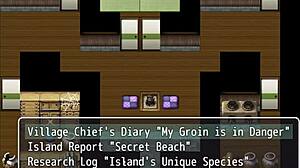 tanned girl natsuki in hentai game ep 4 with plump curvy body