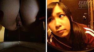 Hey, check this toilet cam HD of a curvy teen caught in action!