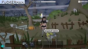 Complete Gameplay - Halloween Bambook with Cumshots