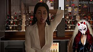 kate in maid cosplay fucks hard!