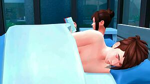 sims 4 couple explores passionate 3d intimacy
