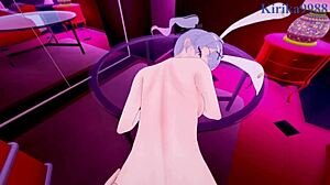 Hatsune Miku in rabbit hole sex!