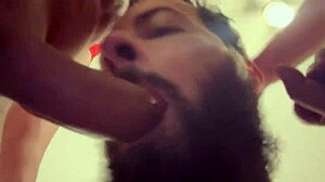 Watch this bearded guy suck 41 cocks in one go? The 19th, 20th, and 21st blowjobs are insane!
