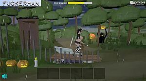 Complete Gameplay - Halloween Bambook with Cumshots