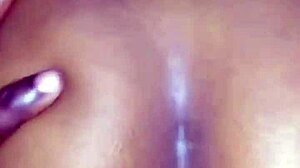 Midget Ebony Bodybuilder Gives Blowjob On Bench