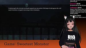 Vtuber lewdneko dives into sweetest monster hentai game for Halloween part 2.