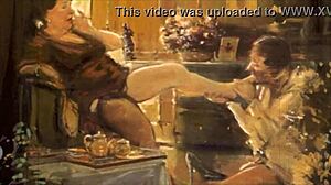 Hey there, check out these vintage erotic cartoon sketches!