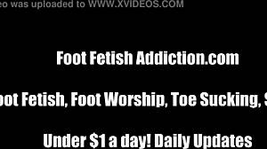 Worship Our Perfect Feet with Footjob and Sucking in Femdom Fetish