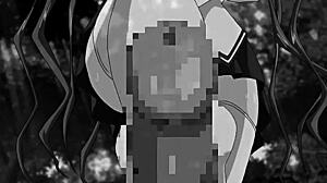 this anime footjob is so hot with hentai action!