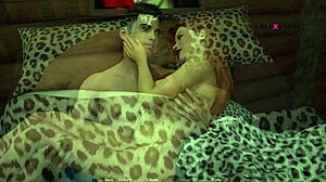 John licks Lemon's pussy then fucks her in many positions