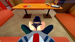 Momo and Kyoka have intense sex!