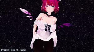 Cumming inside her tight anime redhead pussy feels unreal