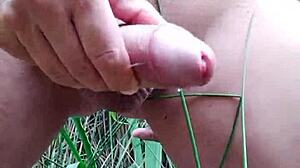 Caught Jerking Off Among Bathers at the Lake in Public