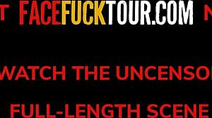 Face Fuck Tour - Blonde Vixen Candee Licious Feeds On Cock Meat Only