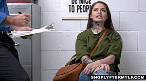 Vanessa Vega, Tattooed Milf, Banged Hard After Shoplifting Bust